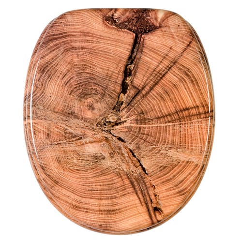 Sanilo WC-Sitz, BxL: 37,7 x 47 cm, Old Tree - braun