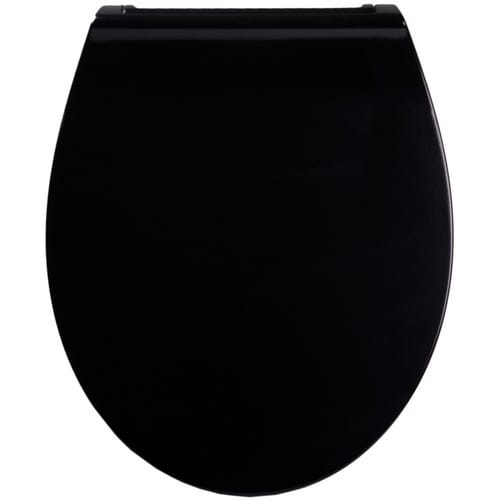 Sanilo WC-Sitz, BxL: 37,7 x 47 cm, Flat Schwarz