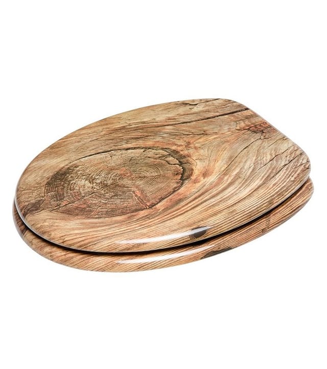 Sanilo WC-Sitz, BxL: 37,7 x 47 cm, Rustikal - beige