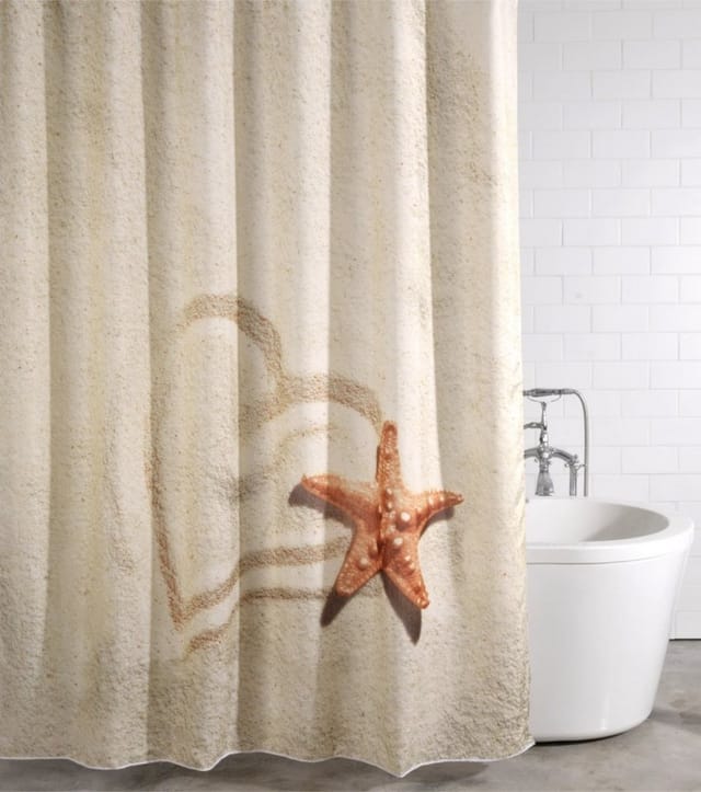 Sanilo Duschvorhang, Polyester, Sandy - beige