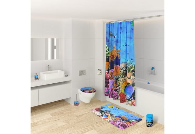 Sanilo Duschvorhang, Polyester, Ocean - blau