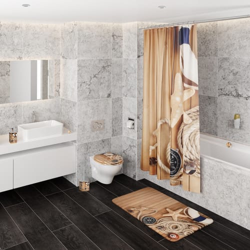 Sanilo Badteppich »Maritime«, beige, Polyester