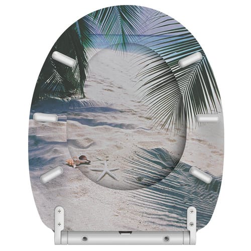 Sanilo WC-Sitz, BxL: 37,7 x 47 cm, Beach - beige