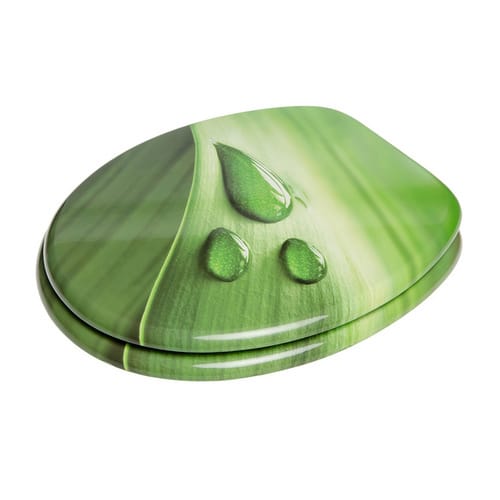 Sanilo WC-Sitz, BxL: 37,7 x 47 cm, Green Leaf - gruen