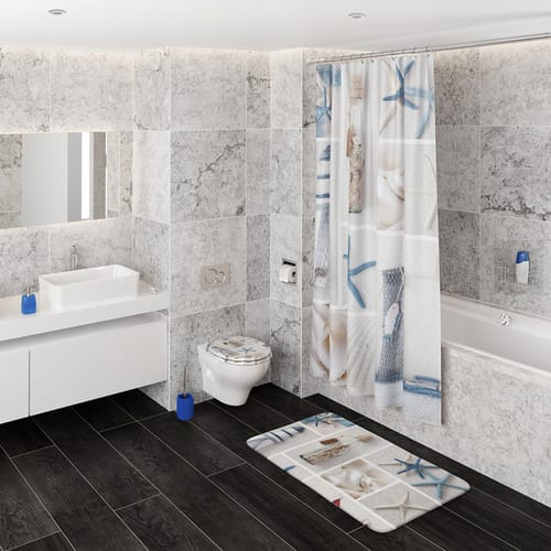 Sanilo WC-Sitz, BxL: 37,7 x 47 cm, Meeresbrise - beige