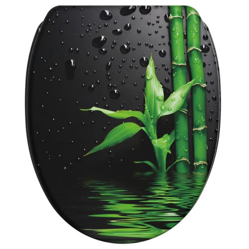 Sanilo WC-Sitz, BxL: 37,7 x 47 cm, Virella - schwarz