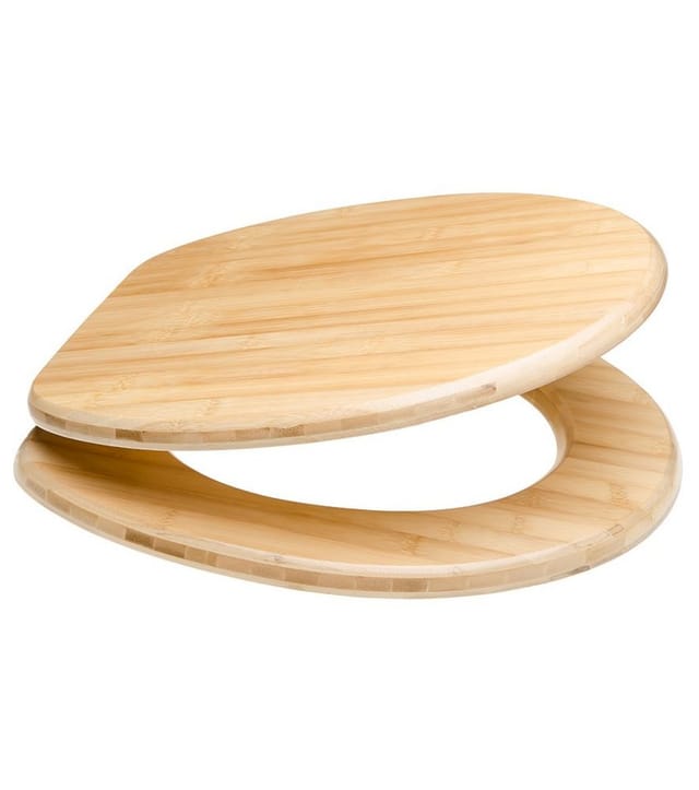 Sanilo WC-Sitz, Breite: 37,7 cm, Holz, Bambus - gruen