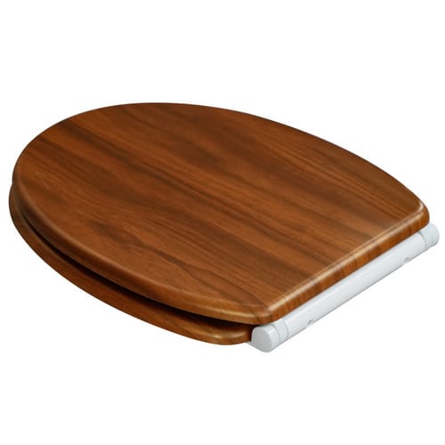 Sanilo WC-Sitz, BxL: 37,7 x 47 cm, Mahagoni - braun