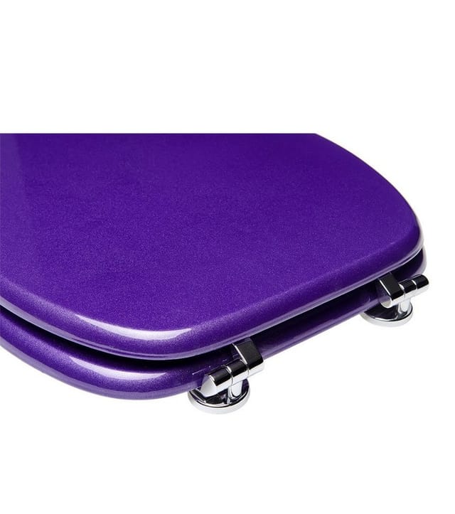 Sanilo WC-Sitz, BxL: 37,7 x 47 cm, Glitzer Lila
