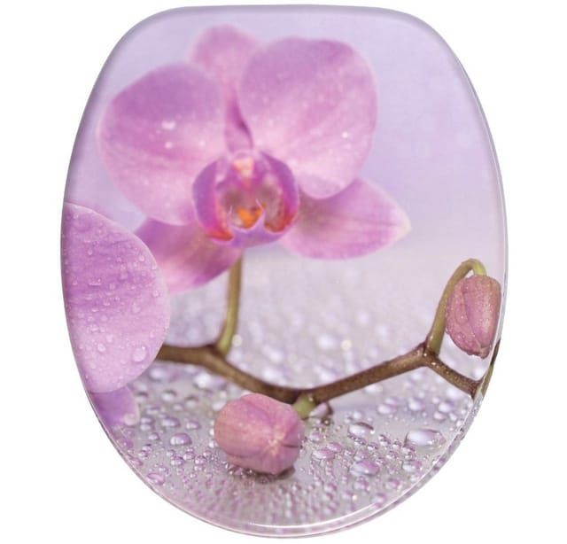 Sanilo WC-Sitz, Breite: 37,7 cm, Holz, Blooming - rosa