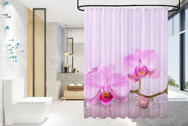 Sanilo Duschvorhang, Polyester, Blooming - rosa