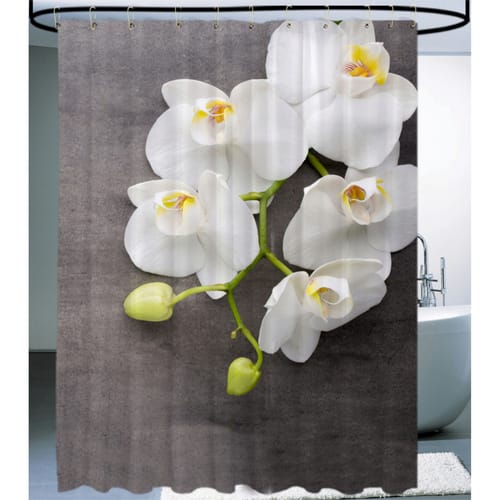 Sanilo Duschvorhang, Polyester, Pretty - grau