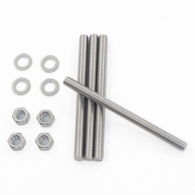 BIOHORT Ankerstangen-Set, L: 16 cm - silberfarben