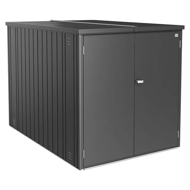 BIOHORT Minigarage, BxTxH: 145 cm x 203 cm x 151 cm - grau