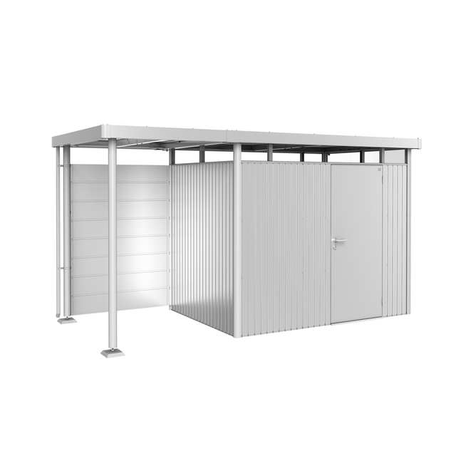 BIOHORT Rückwand »Highline«, BxT: 134 x 181 cm - silberfarben