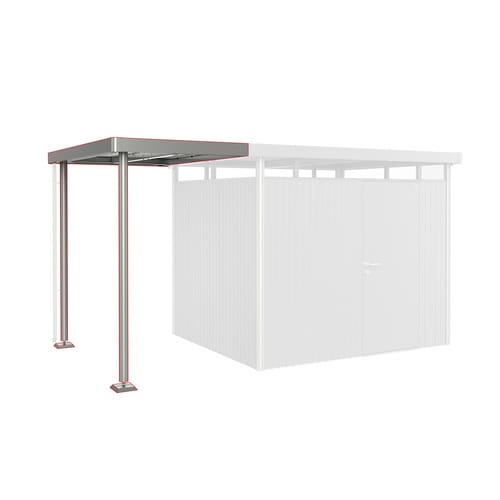 BIOHORT Seitendach »Highline«, BxL: 150 x 195 cm - grau