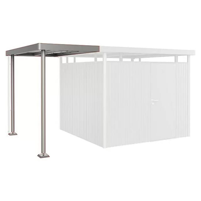 BIOHORT Seitendach »Highline«, BxL: 150 x 275 cm - grau