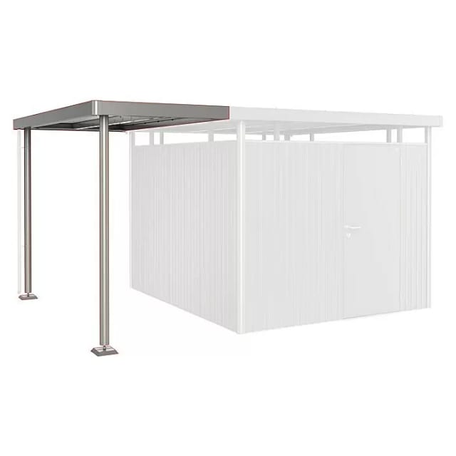 BIOHORT Seitendach »Highline«, BxL: 150 x 315 cm - grau