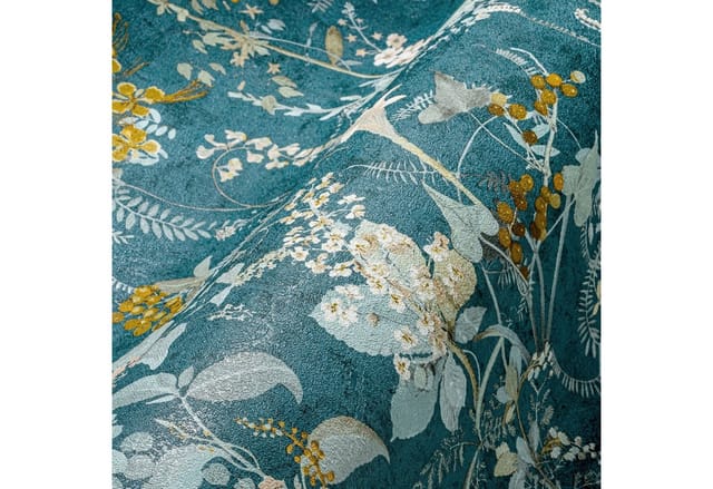 A.S. Création Vliestapete, BxL: 53 x 1005 cm, türkis - tuerkis