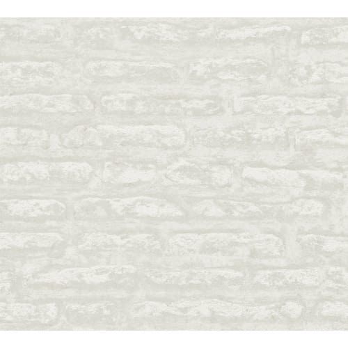 A.S. Création Vliestapete, BxL: 53 x 1005 cm, weiß/silber - weiss