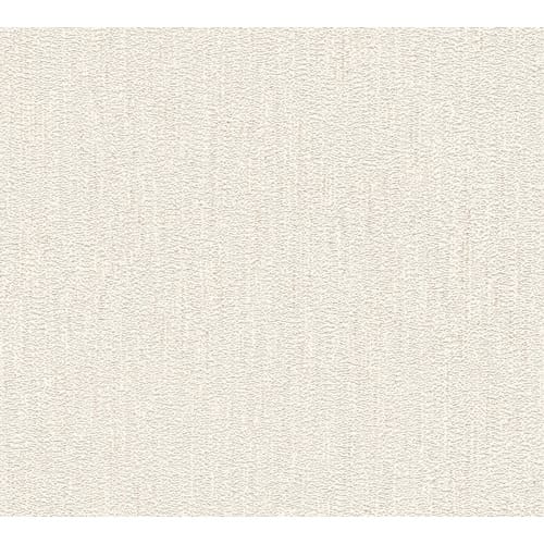A.S. Création Vliestapete, BxL: 53 x 1005 cm, weiß/taupe - weiss