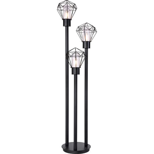 GLOBO LIGHTING Außenleuchte »HORACE«, Edelstahl, 15 W, ohne Leuchtmittel - schwarz