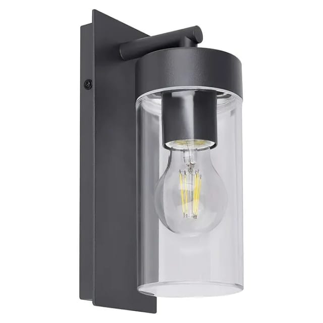 GLOBO LIGHTING Außenleuchte »VESSA«, Aluminium, 15 W, ohne Leuchtmittel - grau
