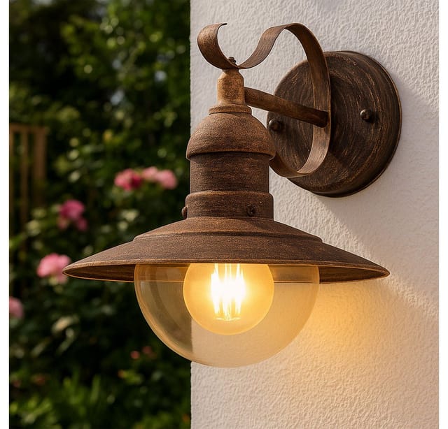 GLOBO LIGHTING Außenleuchte »LINDA«, Metall, 60 W, ohne Leuchtmittel - schwarz