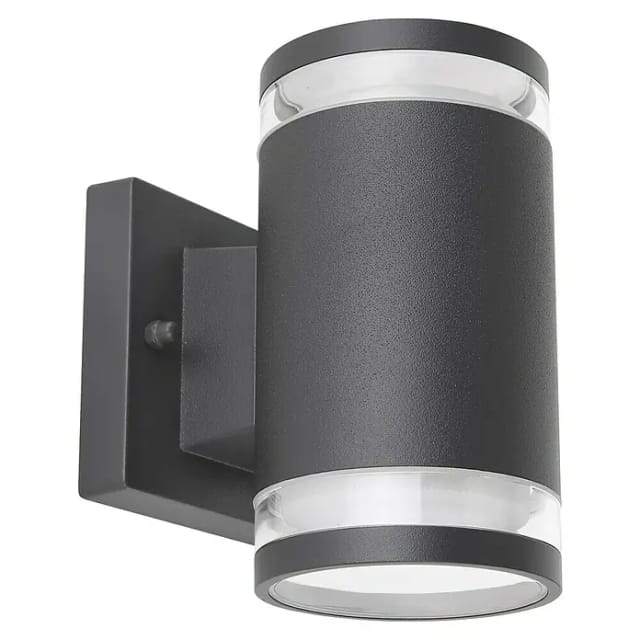 GLOBO LIGHTING Außenleuchte »ALCALA«, Aluminium, 11 W, ohne Leuchtmittel - grau