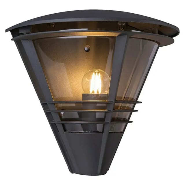 GLOBO LIGHTING Außenleuchte »SALLA«, Aluminium, 60 W, ohne Leuchtmittel - grau