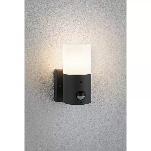 PAULMANN Hauswandleuchte »Tubs«, BxHxT: 10,5 x 17,5 x 10,5 cm, Metall/Kunststoff - grau