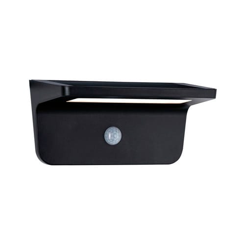 PAULMANN Solar-Wandleuchte »Solvieg«, BxHxT: 20 x 10 x 20 cm, Kunststoff - grau