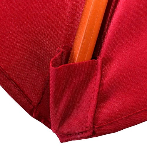 MVG Sonnenschirm »MVG-HA001«, 350 x 350 cm, mit Seilzug - rot