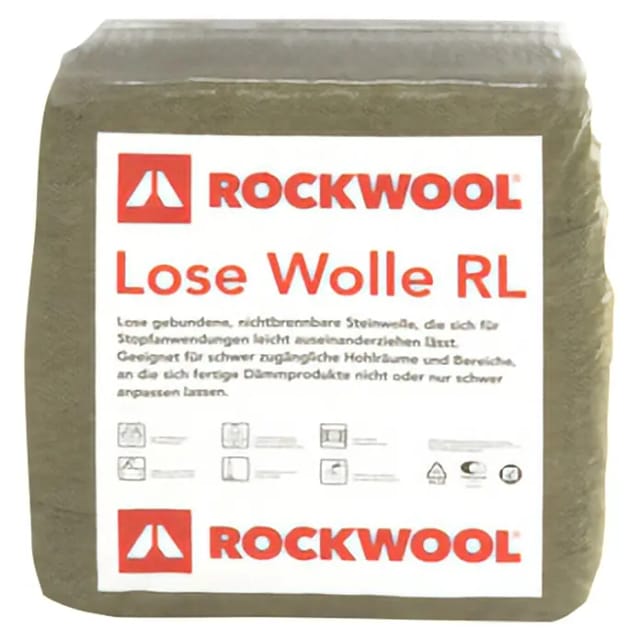 Rockwool Dämmstoff »WLG 040«, Steinwolle, 30 l, lose - braun