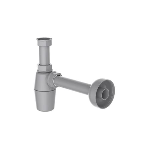 Kirchhoff Flaschensiphon, Anschluss: 1 1/4", Kunststoff - grau
