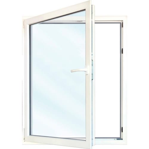 Meeth Wohnraumfenster »76/3«, BxH: 80 x 50 cm, 1-flügelig, Dreh-Kipp - weiss