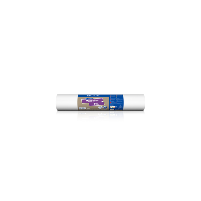 ERFURT Vliestapete »Variovlies Flat«, BxL: 53 x 2500 cm, weiß - weiss
