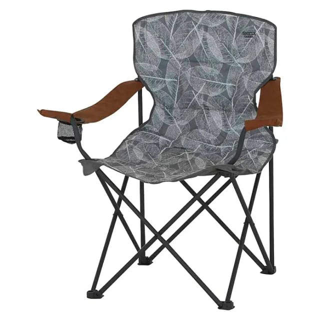 SIENA GARDEN Camping-Stuhl »Natura«, Alugestell, Polyester, grau