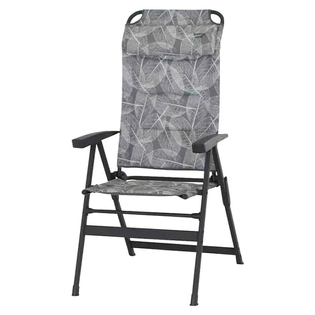 SIENA GARDEN Camping-Klappstuhl »Natura«, Alugestell, Polyester, grau