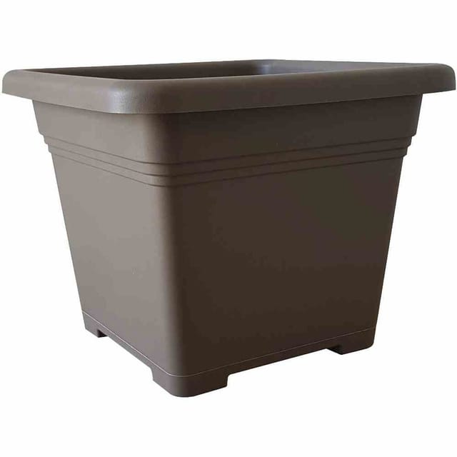 GARDAMO Pflanzgefäß »Quadro«, Kunststoff, witterungsbeständig - beige