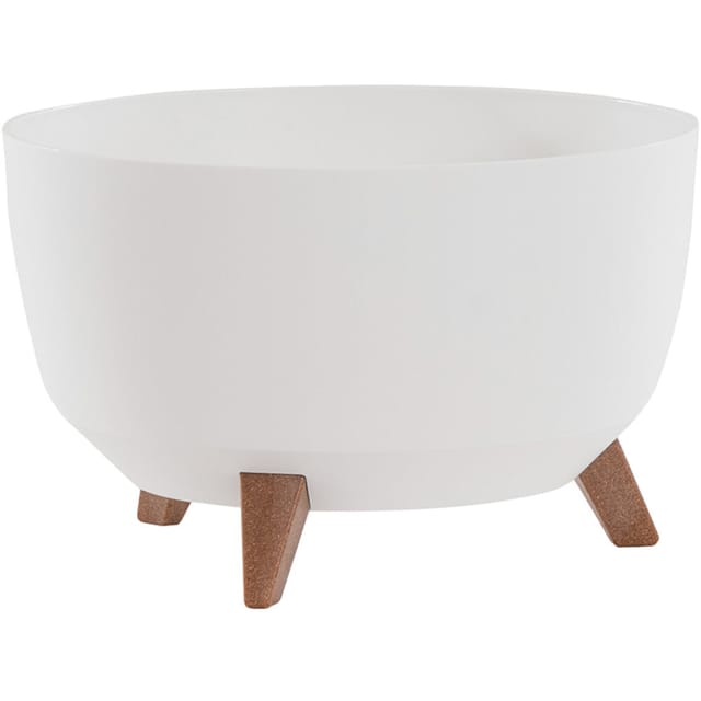 SIENA GARDEN Pflanzgefäß »Oslo«, Ø: 40 cm, Kunststoff - weiss