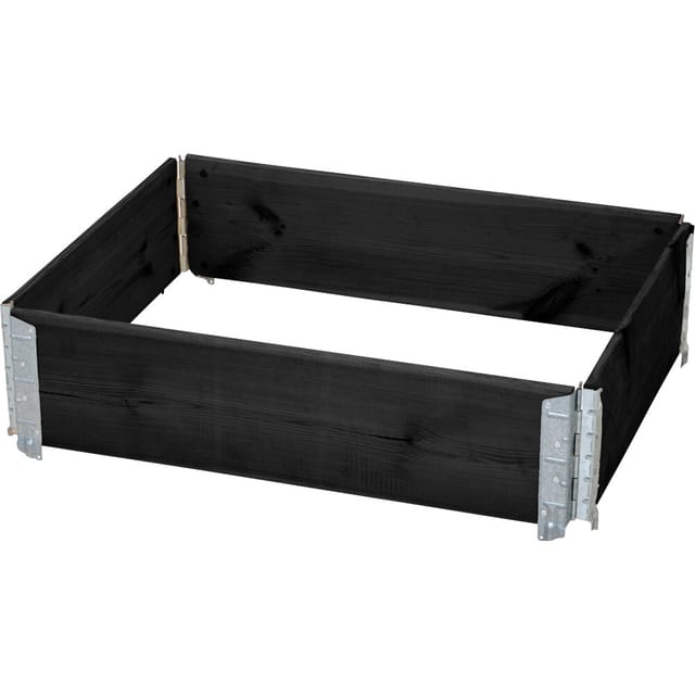 SIENA GARDEN Hochbeet, BxHxL: 60 x 19,5 x 80 cm, Nadelholz - schwarz