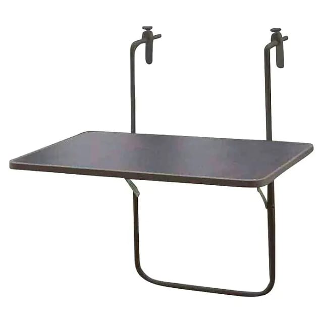 Alco Hängetisch, LxB: 60 x 40 cm, Alcotop, rechteckig, anthrazit - grau