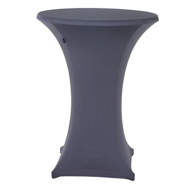 GARDAMO Stehtischhusse, Rund, Polyester - grau