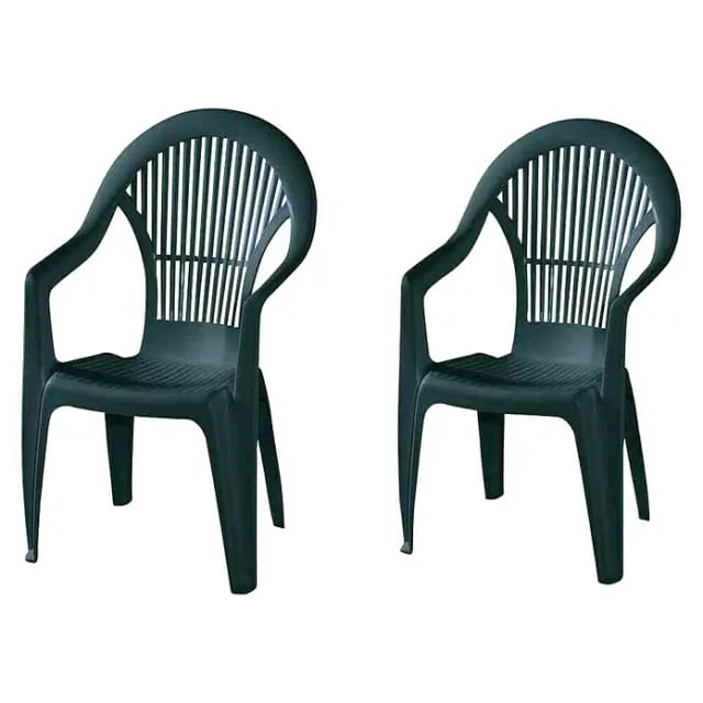PROGARDEN Gartenmöbelset »Vega«, Kunststoff, 2-teilig - gruen