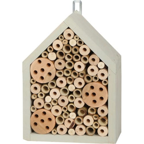 SIENA GARDEN Insektenhotel »Solin«, BxHxT: 18 x 25 x 10 cm, grau/natur - braun
