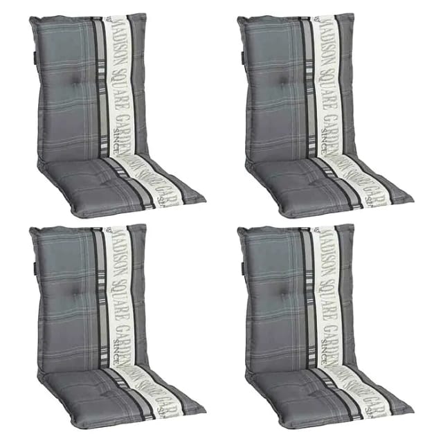 MADISON Auflage »Madison«, LxBxH: 105x50x8 cm, rechteckig, Baumwolle - grau