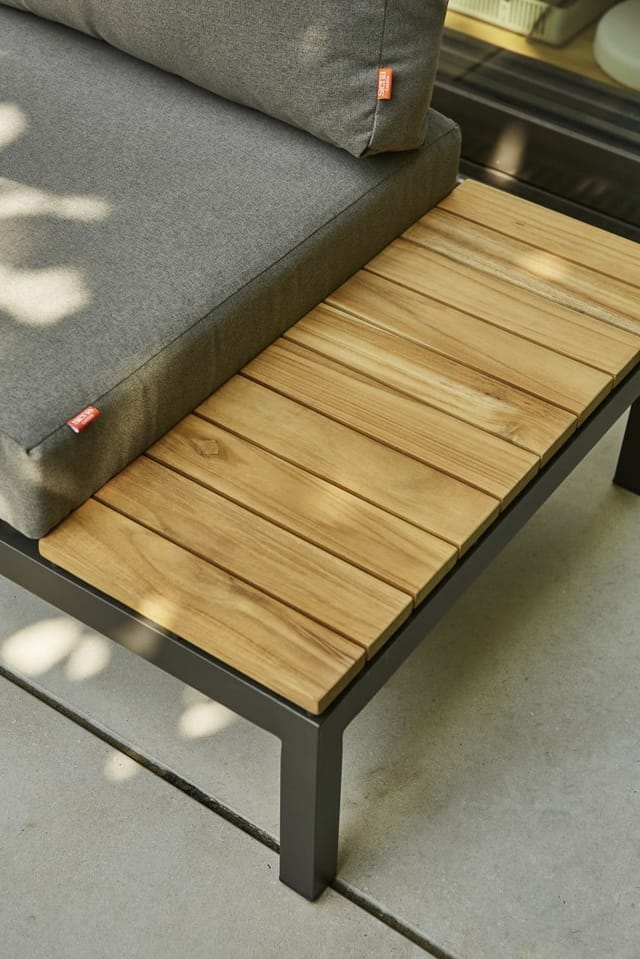 SIENA GARDEN Loungeset »Alvida«, 4er-Set, Aluminium - grau
