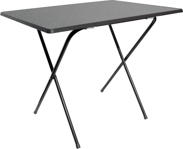MFG FREIZEITMÖBEL Klapptisch, LxBxH: 80 x 60 x 63 cm, Alcotop, rechteckig, weiß - grau