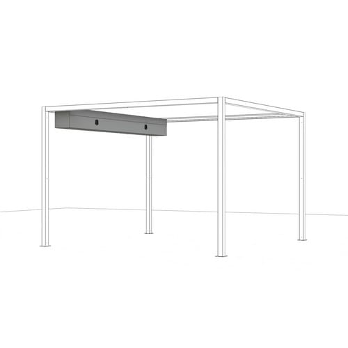 SIENA GARDEN Schutzhülle, für Schattenmanufaktur Libera, Polyester, LxBxH: 300 x 27 x 30 cm, grau